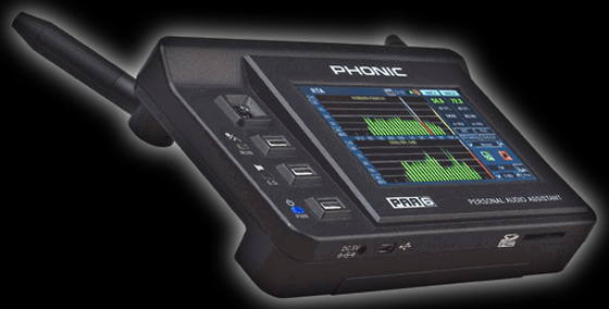Phonic PAA6 audio analyzer w/ phase checking, tone generator and 2 built in microphones